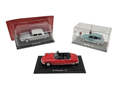 ATLAS 
set of three 1/43 cars