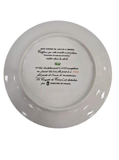 Limoges
Paire d'assiette en porcelaine blanche...