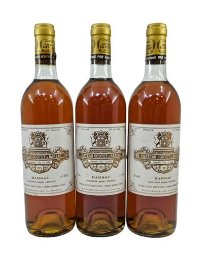 3 BARSAC 1er cru CHÂTEAU COUTET à BARSAC...