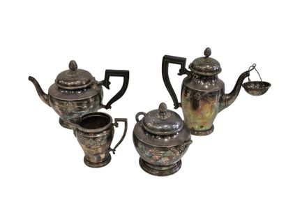 CHRISTOFLE 
Coffee service in silver-plated...
