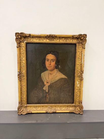 19th century French school
Portrait of a...
