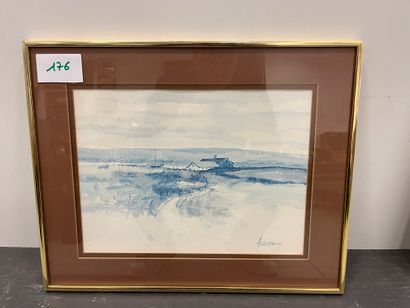 Ackerman Xxeme siecle
Brittany landscape
Blue...