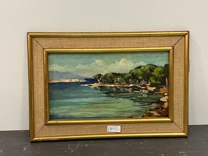 French work Xxeme siecle
Seaside near Toulon
Framed...