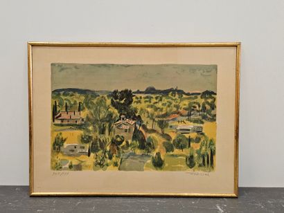FORISSIER
Landscape 
Framed and glazed artist's...