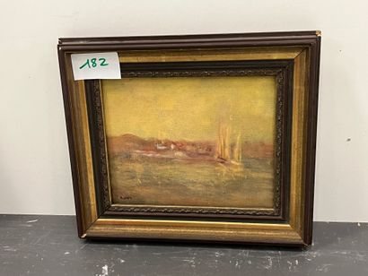 A Monn Xxeme siecle
Marine
Framed oil on...