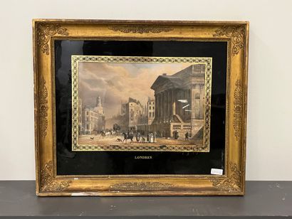 19th century English school
Engraving depicting...