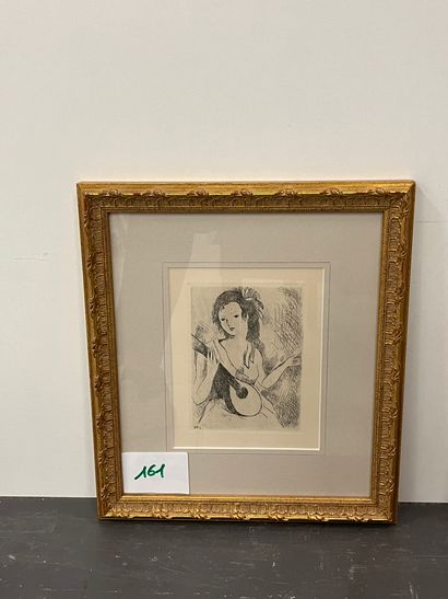 MARIE LAURENCIN Xxeme siecle
Nude Woman 
Framed...