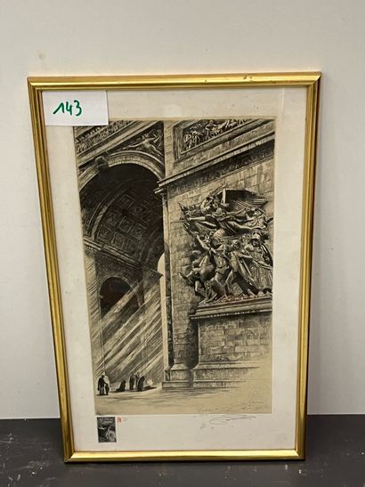 French work XIXth century
The triumphal arch
The...