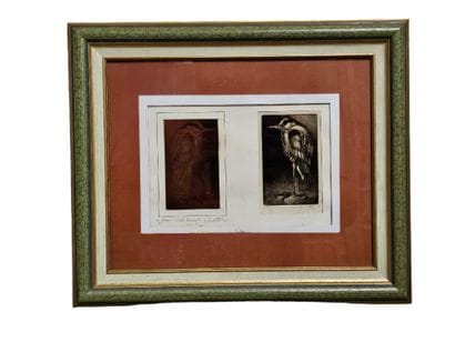 B Devittaire Xxeme siecle
Wader 
Framed and...