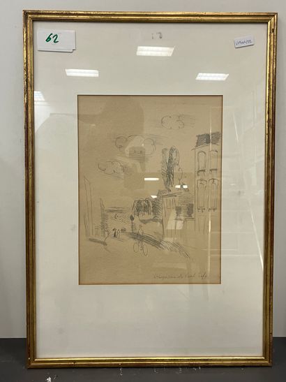 RAOUL DUFY (1877-1953)
Street scene
Lithograph
Annotated...
