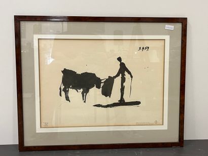 PICASSO
Bullfighting
Framed and glazed cercle...