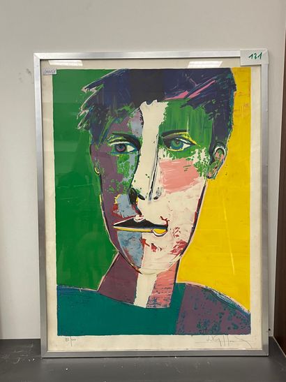 Victor HASCH (1945-2012)
Portrait
Color lithograph...