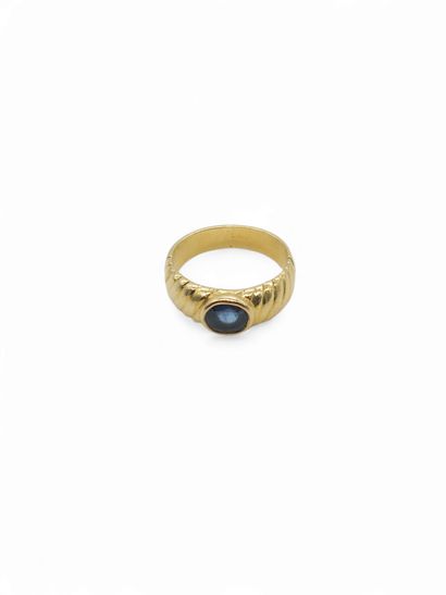MODERN WORK
Half-groove ring in 750° yellow...