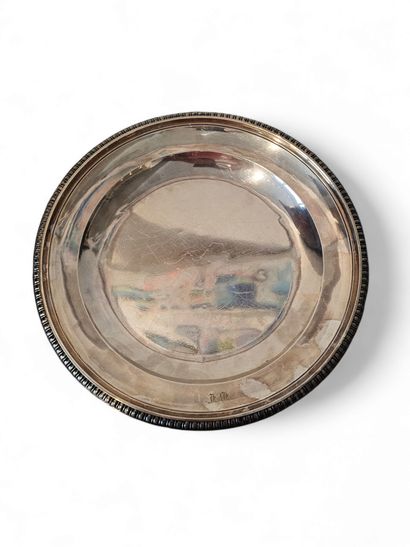 C CAHIER ( 1819-1830)
Round silver platter...