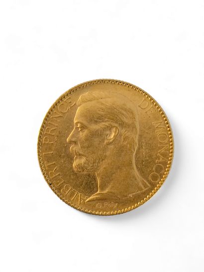 PIECE 100 francs Monaco 1895
weight : 32,3...
