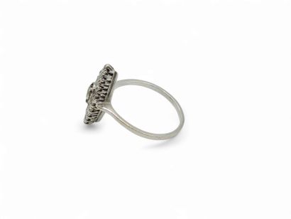 French WORK Xxeme siecle
750° white gold...