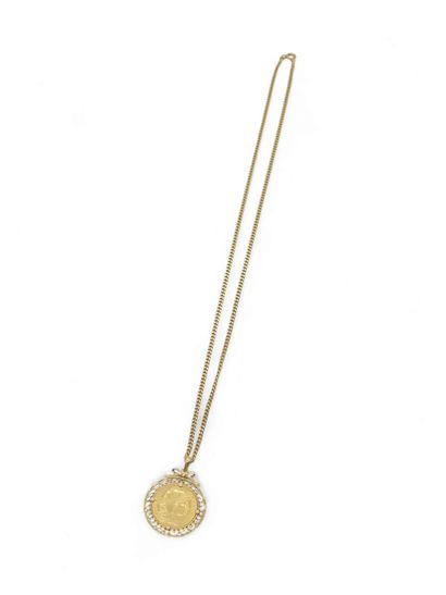 French WORK Xxeme seicle
750° yellow gold...