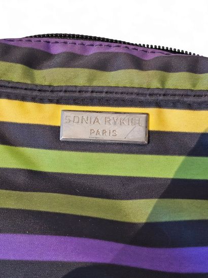SONIA RYKIEL
Shoulder bag in printed canvas,...