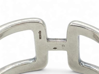 HERMES 
BRACELET H en argent 925
Poids :...