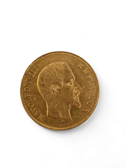 PIECE 100 francs gold Napoléon 1857/A
Weight...