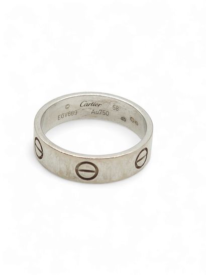 CARTIER modèle LOVE
Alliance en or gris 750°...