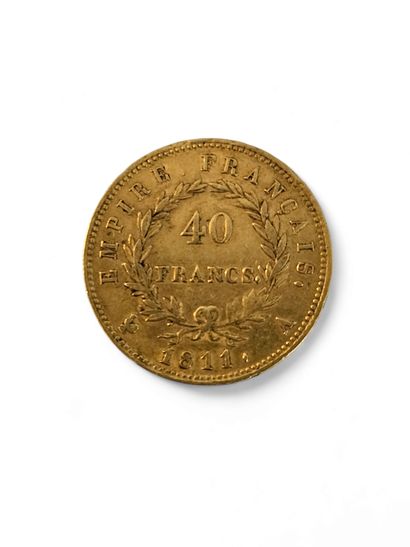 PIECE 40 francs Napoléon or 1811/A
Weight...