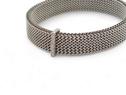 MAUBOUSSIN 
Bracelet en or 585° avec barette...
