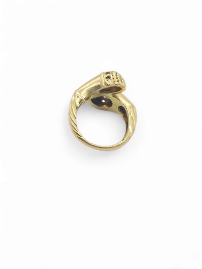 BAGUE en or jaune 750° 
TDD 49 
Poids : 8,71...