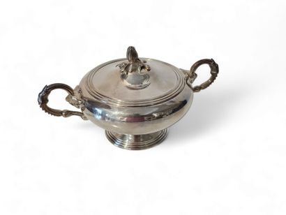 CHRISTOFLE 
Coffee pot in silver-plated metal,...