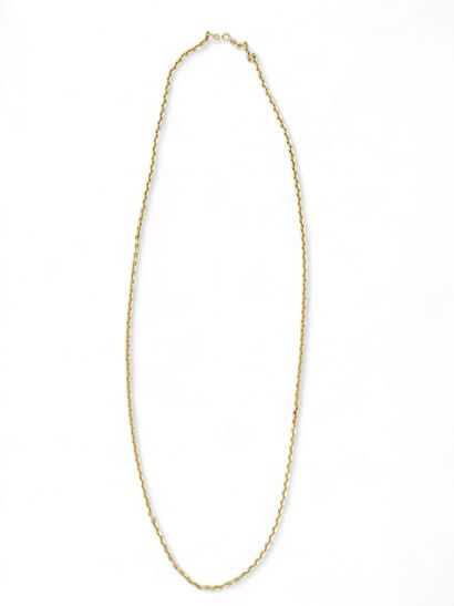 CHAINE en or jaune 750° 
Poids : 20,63 g