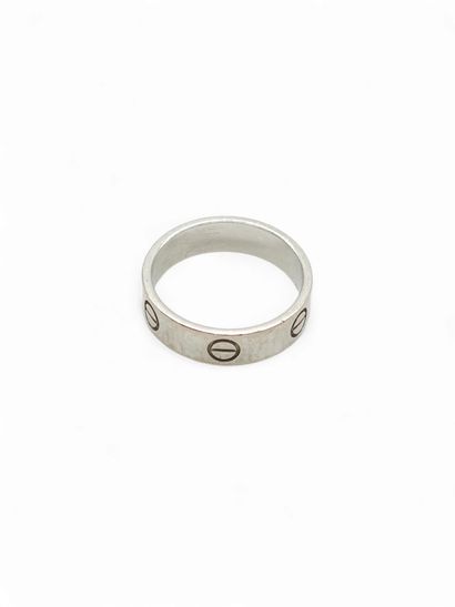 CARTIER modèle LOVE
Alliance en or gris 750°...