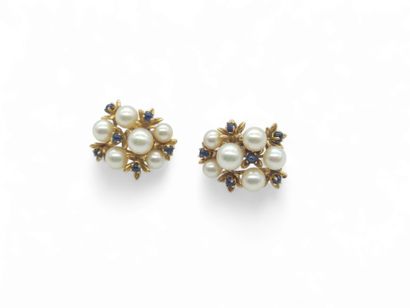 TRAVAIL Français
PAIRE de boucles d'oreilles...