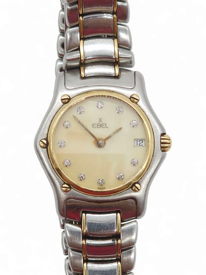 EBEL 
Wristwatch in 750° yellow gold and...