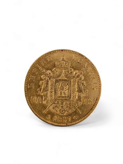 PIECE 100 francs gold Napoléon 1857/A
Weight...