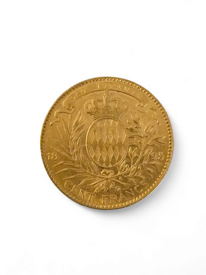 PIECE 100 francs Monaco 1895
weight : 32,3...