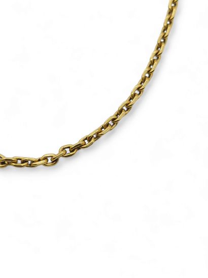 CHAINE en or jaune 750° 
Poids : 20,63 g