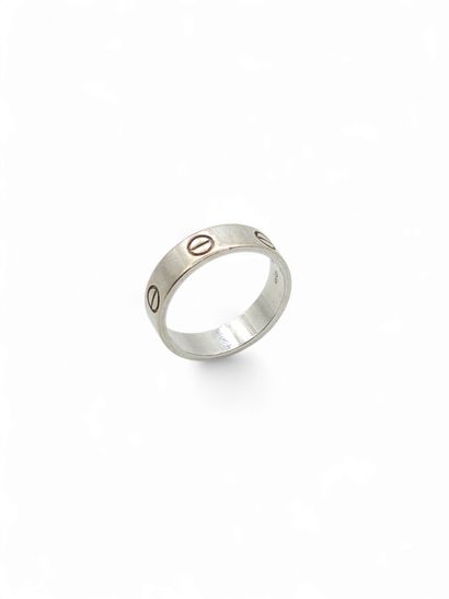 CARTIER modèle LOVE
Alliance en or gris 750°...