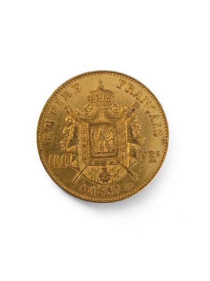 PIECE 100 francs or Napoléon 1857/A
Poids...