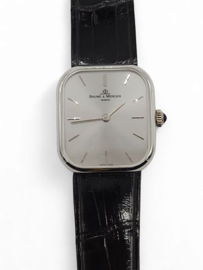 BAUME ET MERCIER 
Wristwatch, rectangular...