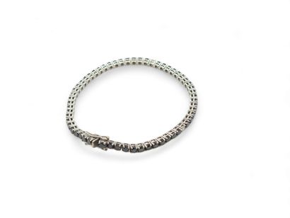 ITALIAN WORK
Tennis bracelet in 750° white...