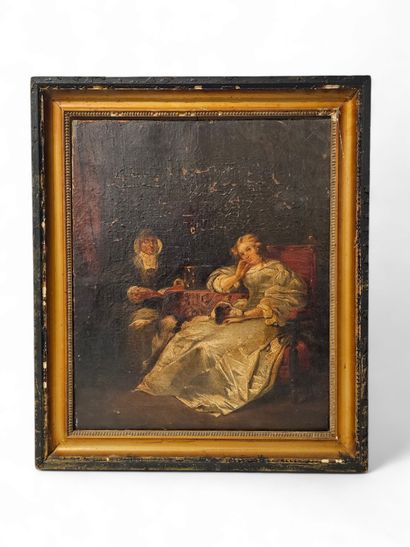 French work, probably 18th century
Framed...
