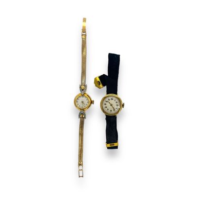 FRENCH WORK from the 1950s 
Ladies' wristwatch...