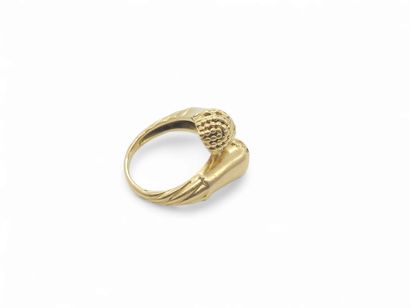 BAGUE en or jaune 750° 
TDD 49 
Poids : 8,71...