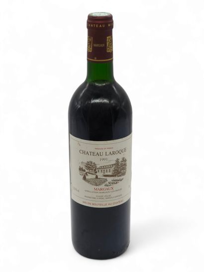MARGAUX
Château Laroque 
Bottle of red wine
Year...