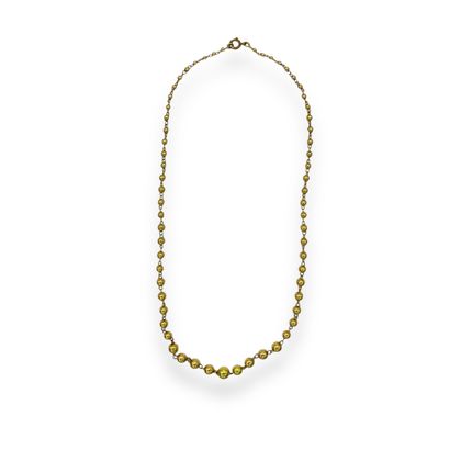 MARSEILLAIS NECKLACE in 750° yellow gold
Weight...
