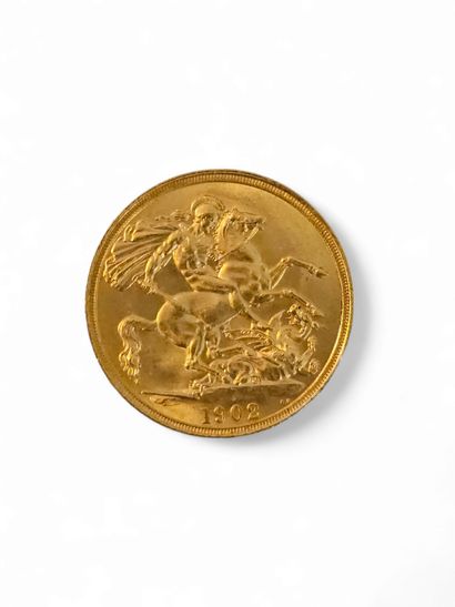 DOUBLE SUDVERAIN Edouard VII gold 1902
Weight...