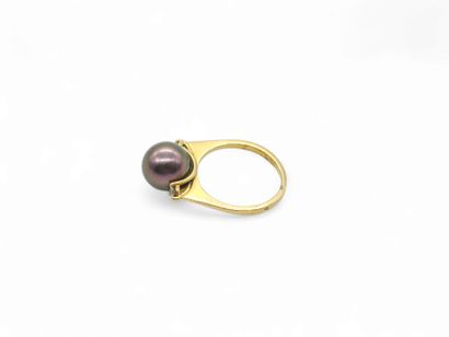 TRAVAIL Français
BAGUE en or jaune 750° ornée...