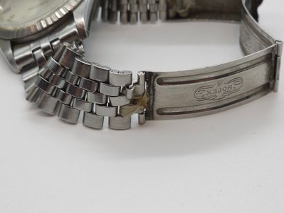 ROLEX Datejust Wide boy 
Wristwatch, round...