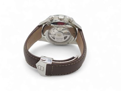 TAG HEUER Carrera 
Steel wristwatch, round...