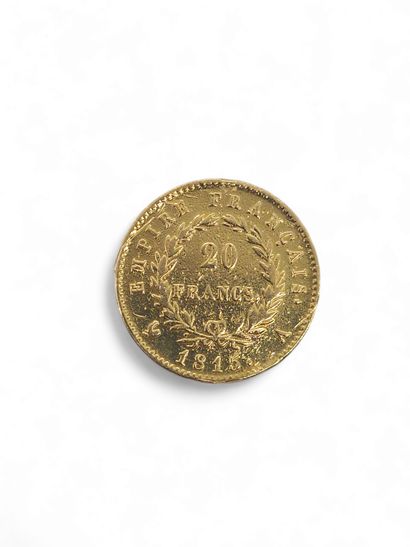 PIECE de 20 francs Napoléon or 1815/A
Weight...
